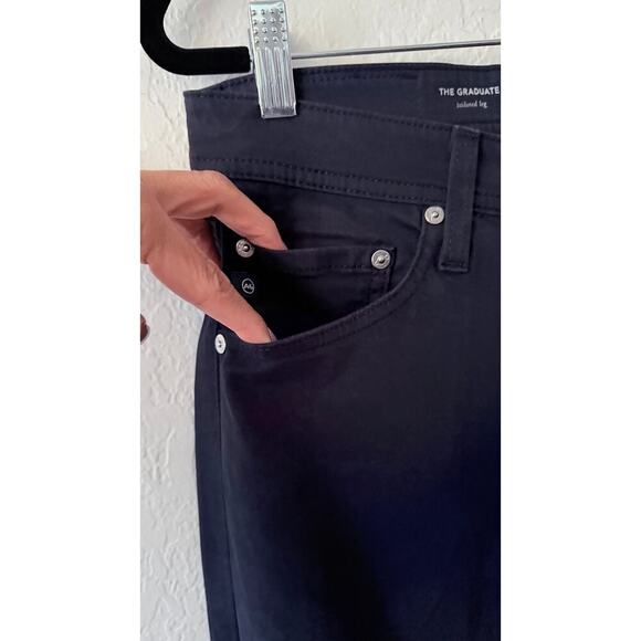 AG Adriano Goldschmied Men's The Graduate Tailored Leg Sueded Stretch Sateen NWT - Picture 6 of 11